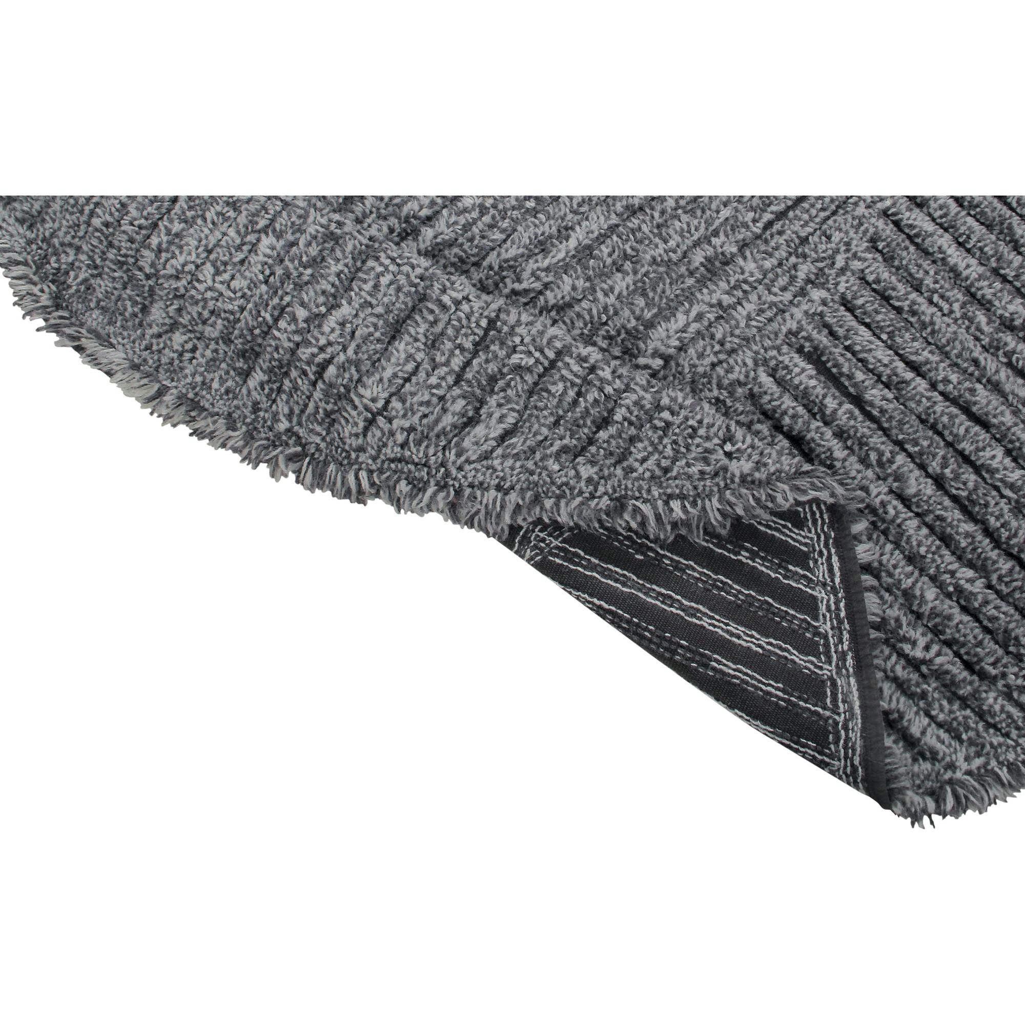 Black Tea Round Woolable Rug