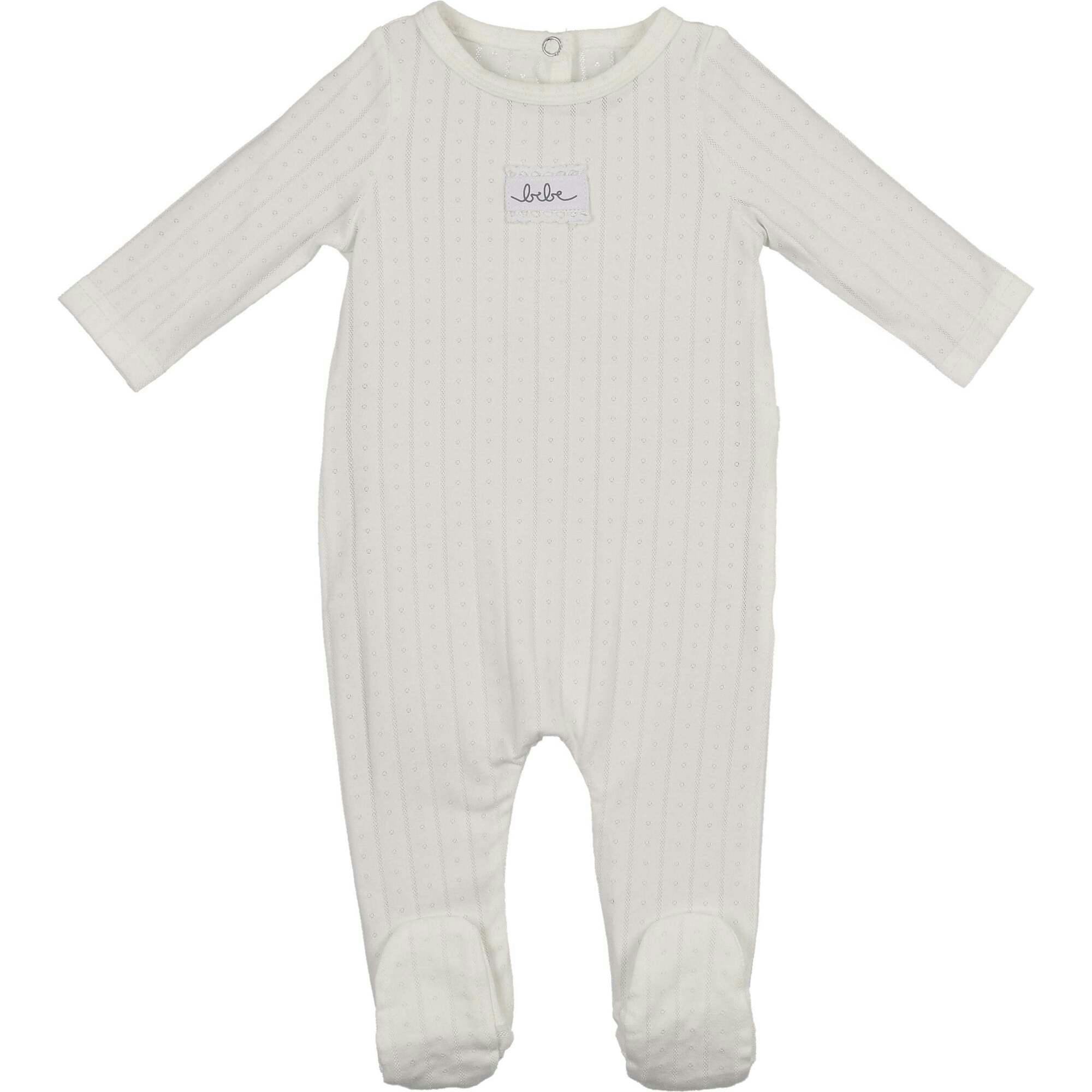 Bebe Pointelle Footie