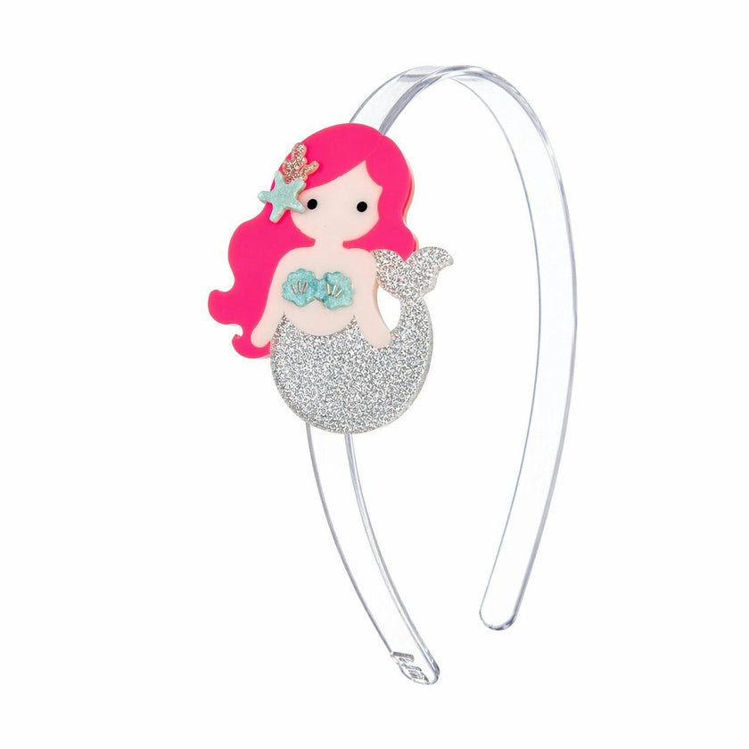 Mermaid Neon Pink Headband