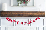 Happy Holidays Garland (Red)
