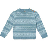 BONTON Loustic Cardigan - Bleu Frost