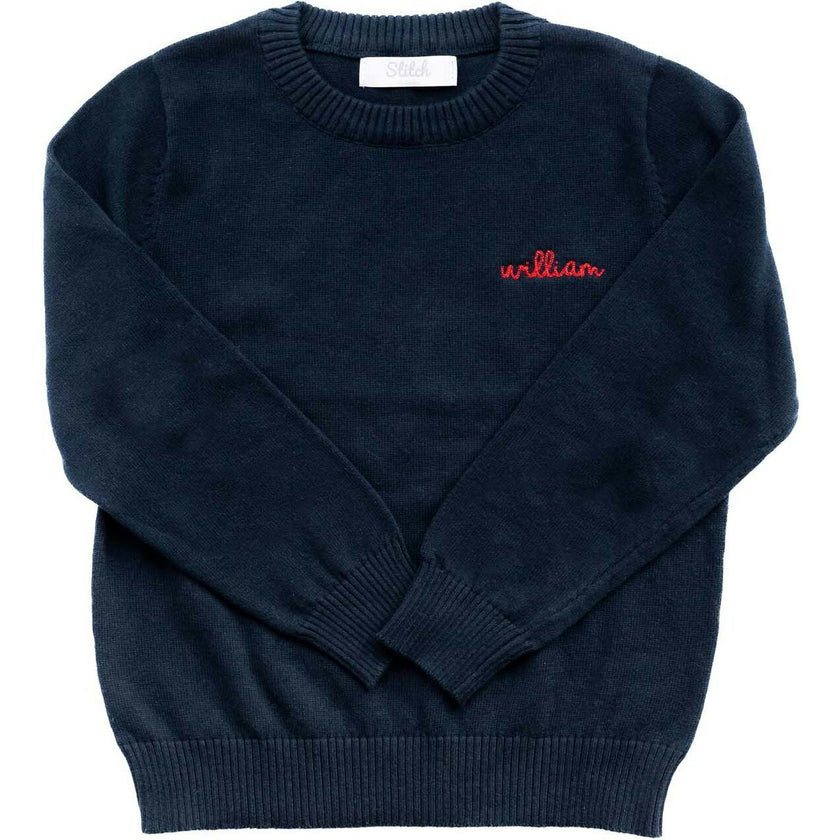 Personalized Embroidered Crewneck Sweater