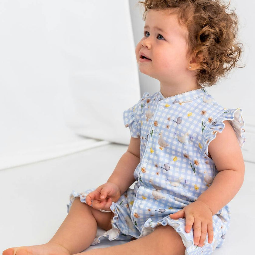 Duck & Goose Pima Cotton Short Romper