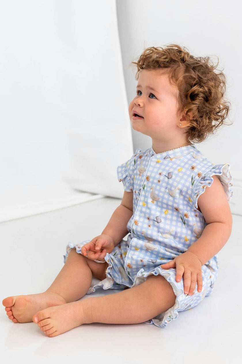 Duck & Goose Pima Cotton Short Romper