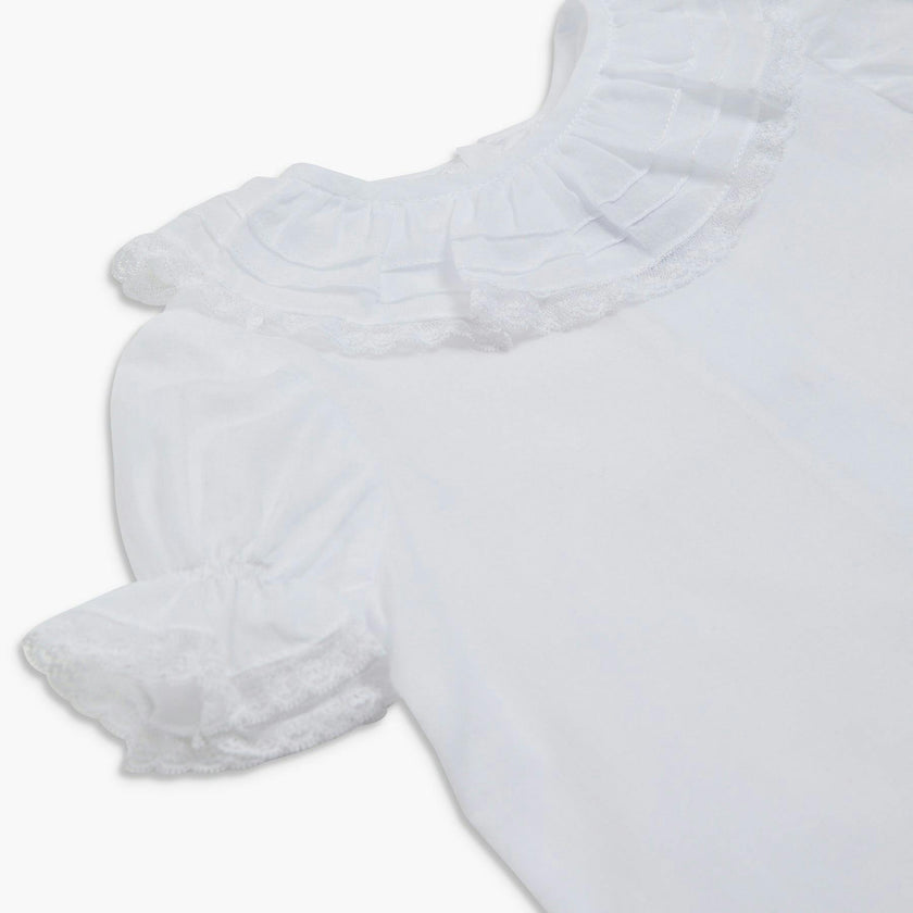 Montaigne Blouse White Voile