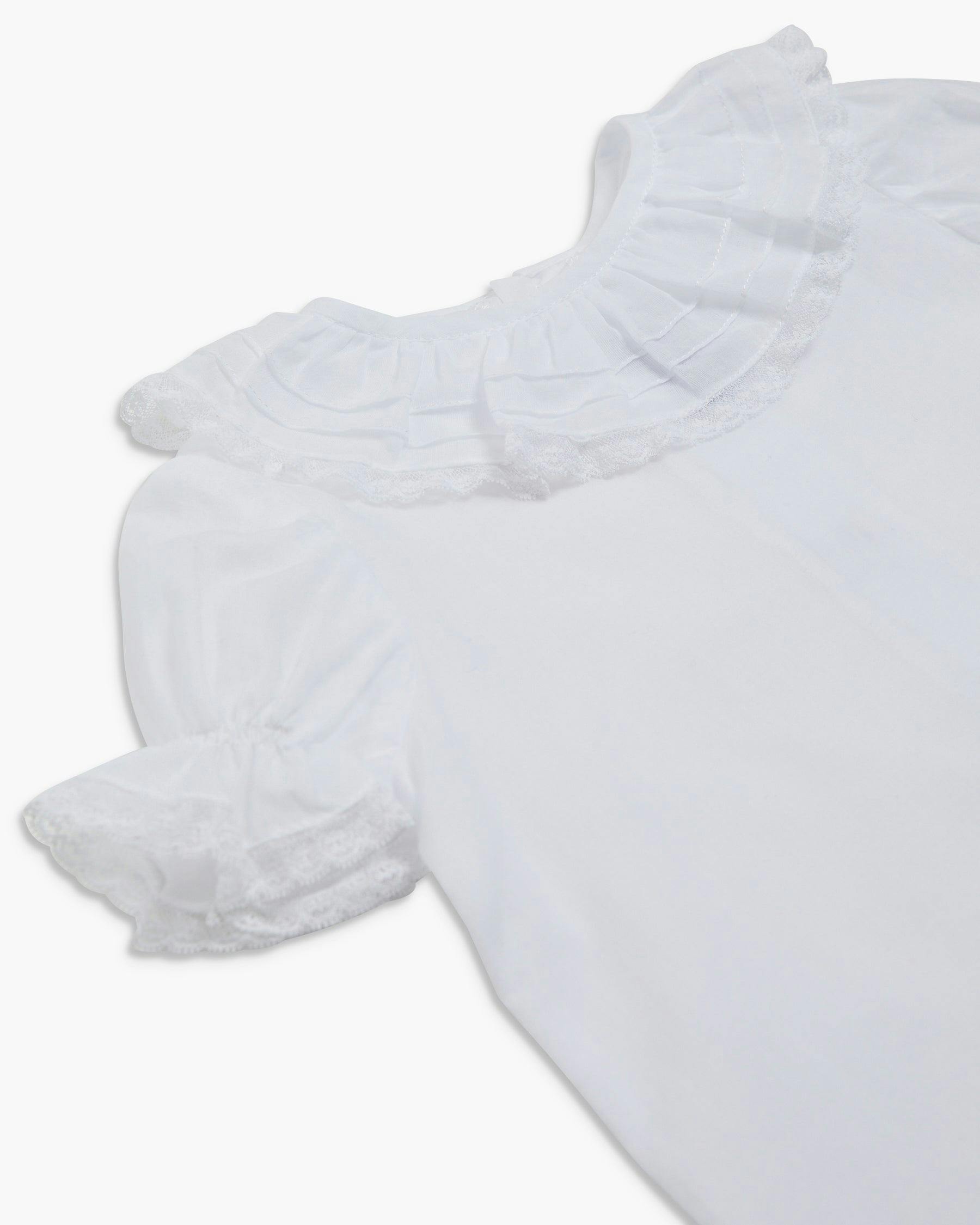 Montaigne Blouse White Voile