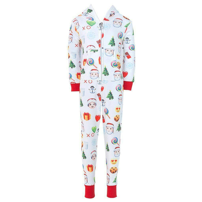 Women's Christmas Emoji Onesie