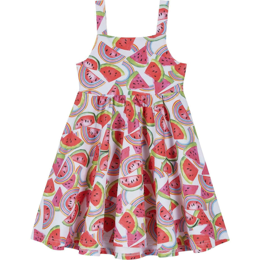 Girls All Jersey Dress | Watermelon & Rainbows
