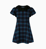 The Antoinette Dress - Jewel Tartan