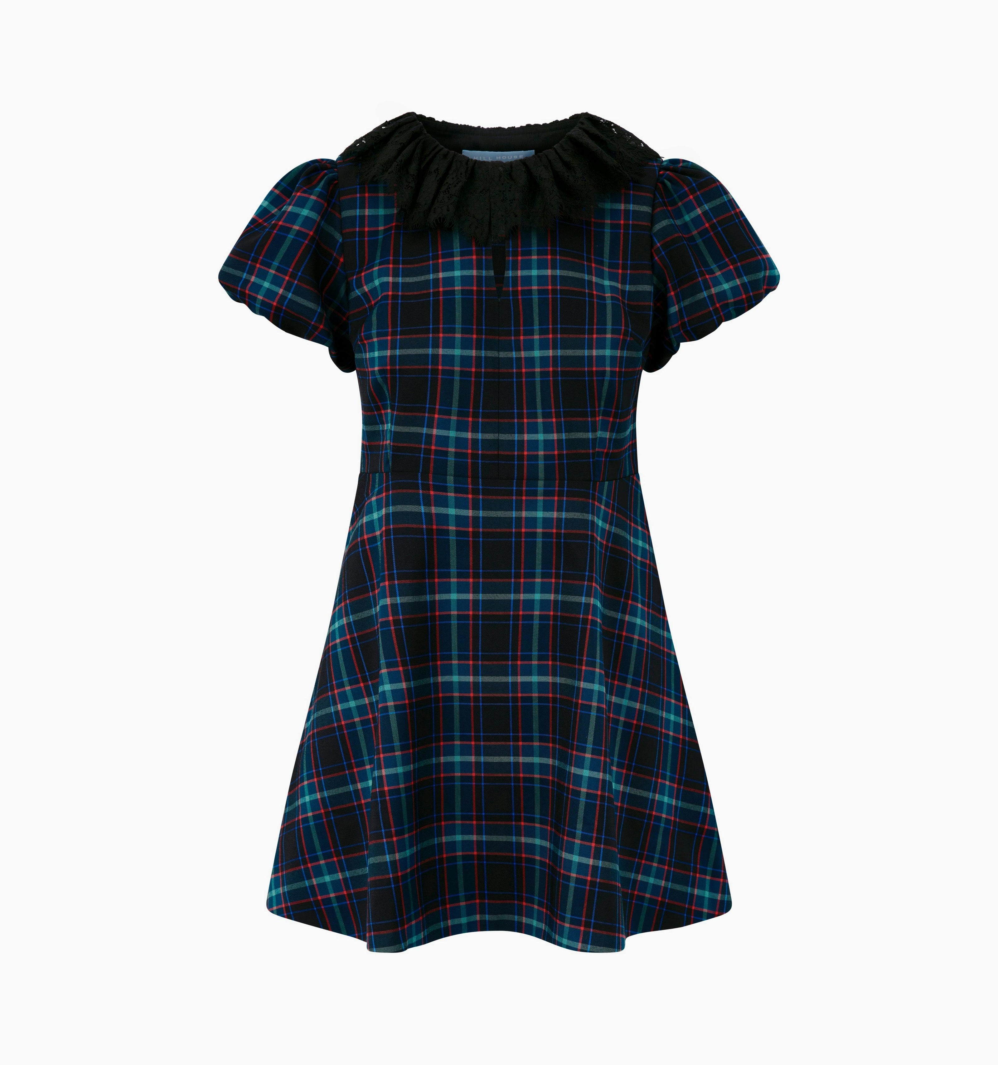 The Antoinette Dress - Jewel Tartan