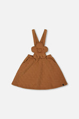Quilted Overall Dress Mocha