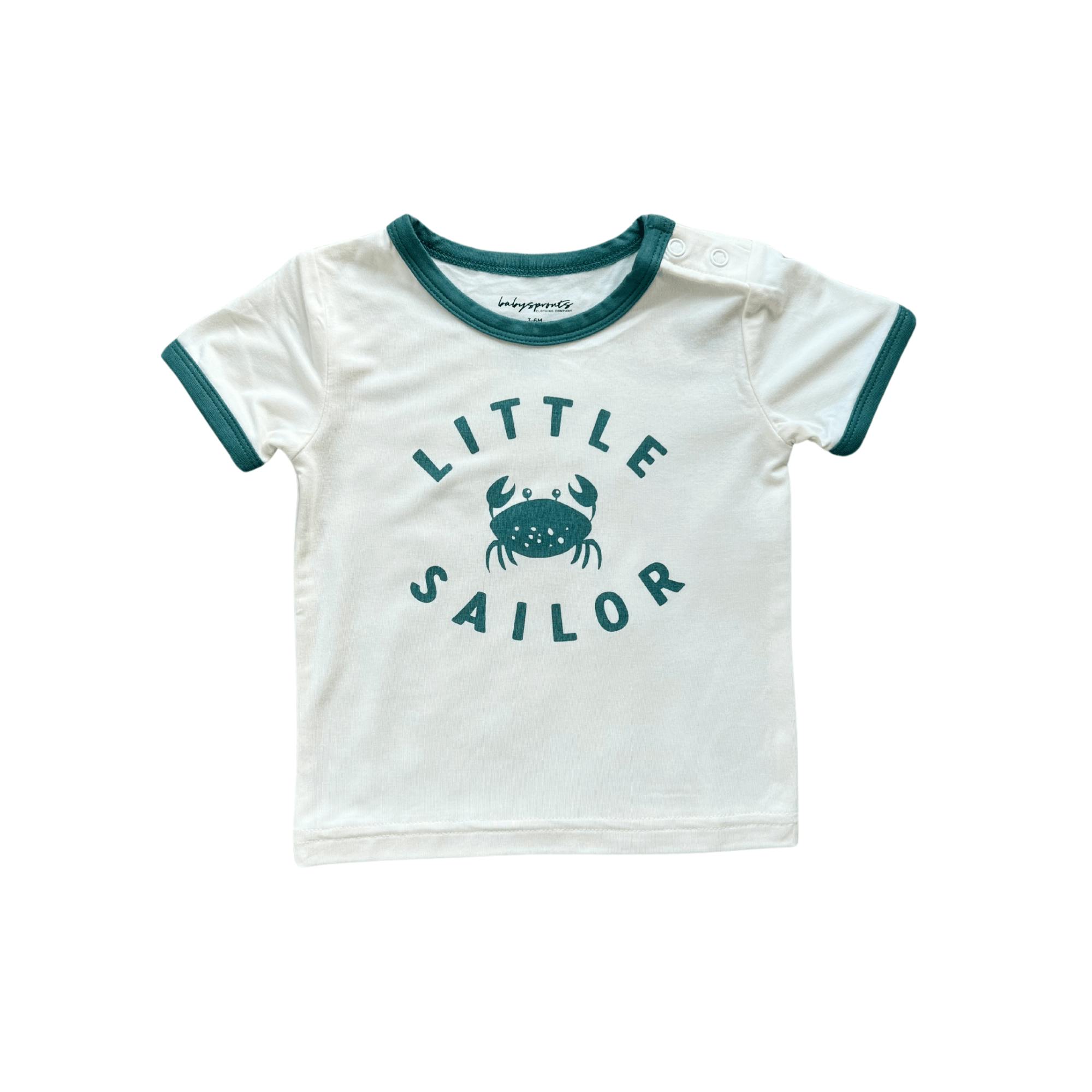 Retro Short Sleeve Tee Little Sailor
