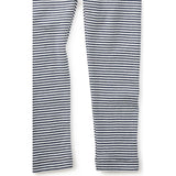 Striped Leggings, Blue