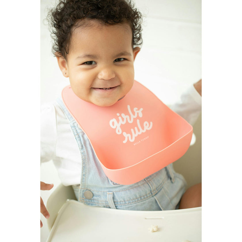 Girls Rule Wonder Bib
