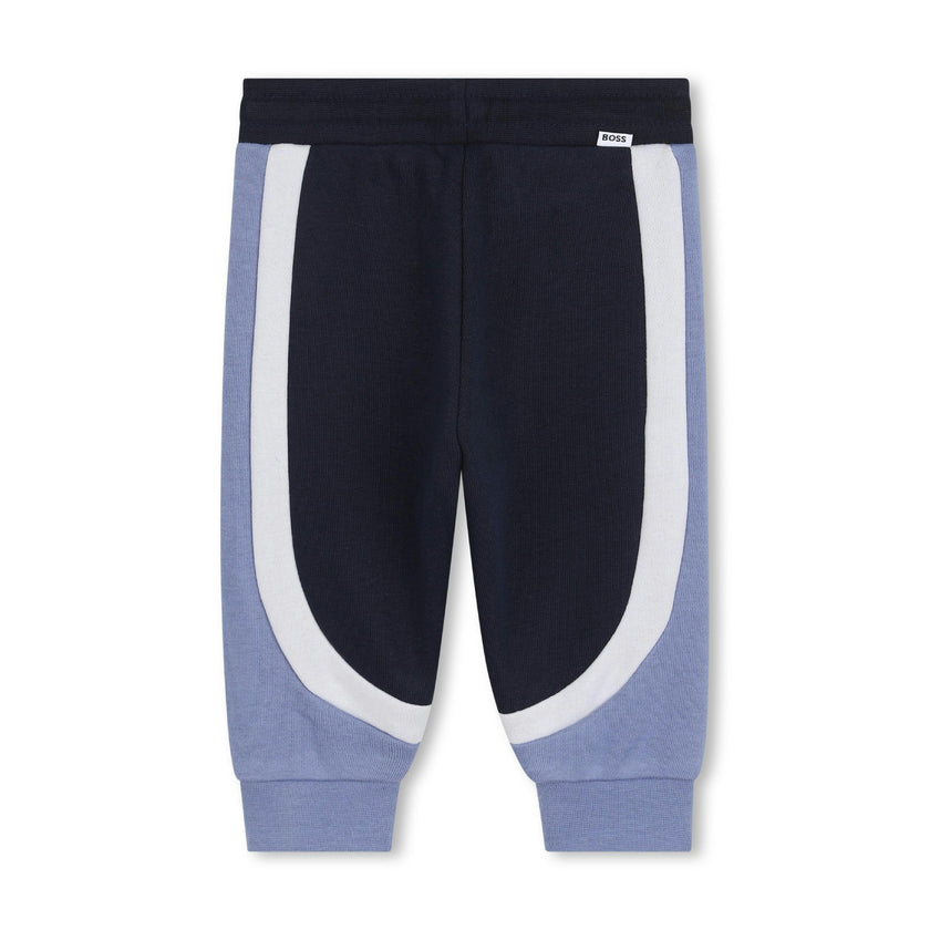 Dark Navy & Light Blue Panel Tracksuit