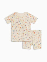 2-Piece Short Sleeve Jammie Set - Margot Floral / Barn + Sea