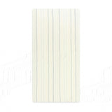 Crib Sheet in GOTS Certified Organic Brushed Cotton in Ivory with Cool Multi-Color Stripes