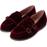 Ingrid Velvet Ribbon Trim Loafers
