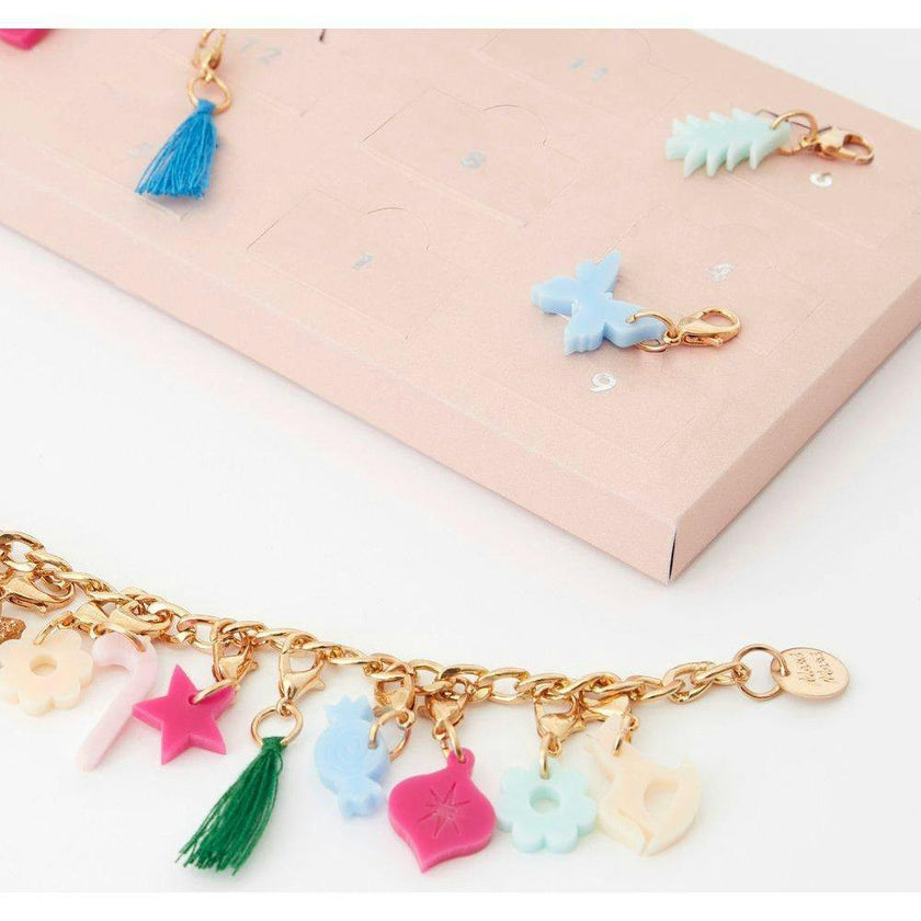 Winter Ballerina Charm Bracelet Advent Calendar Suitcase