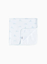 Baby Jersey Bunny Blanket in Pale Blue