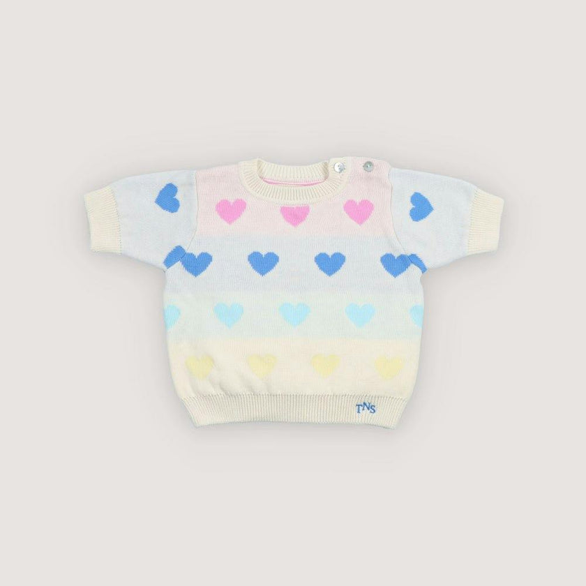 Pinpilin Baby Jumper Multicolor Hearts