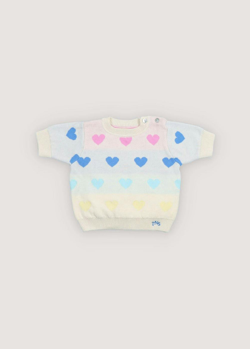 Pinpilin Baby Jumper Multicolor Hearts