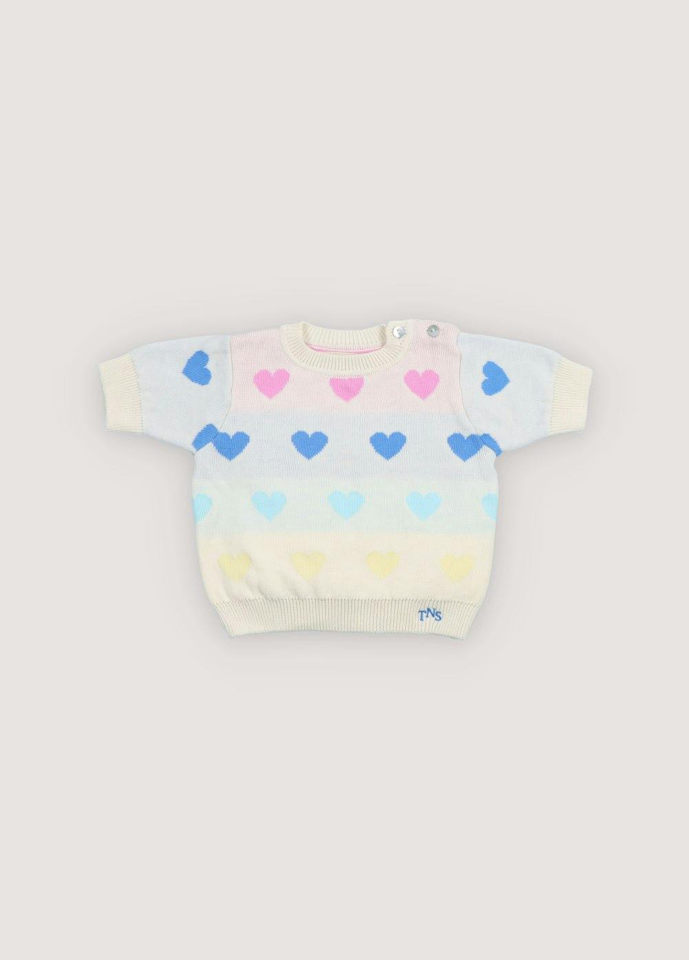 Pinpilin Baby Jumper Multicolor Hearts