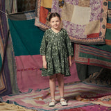 Kids Fran Dress Folktale Green
