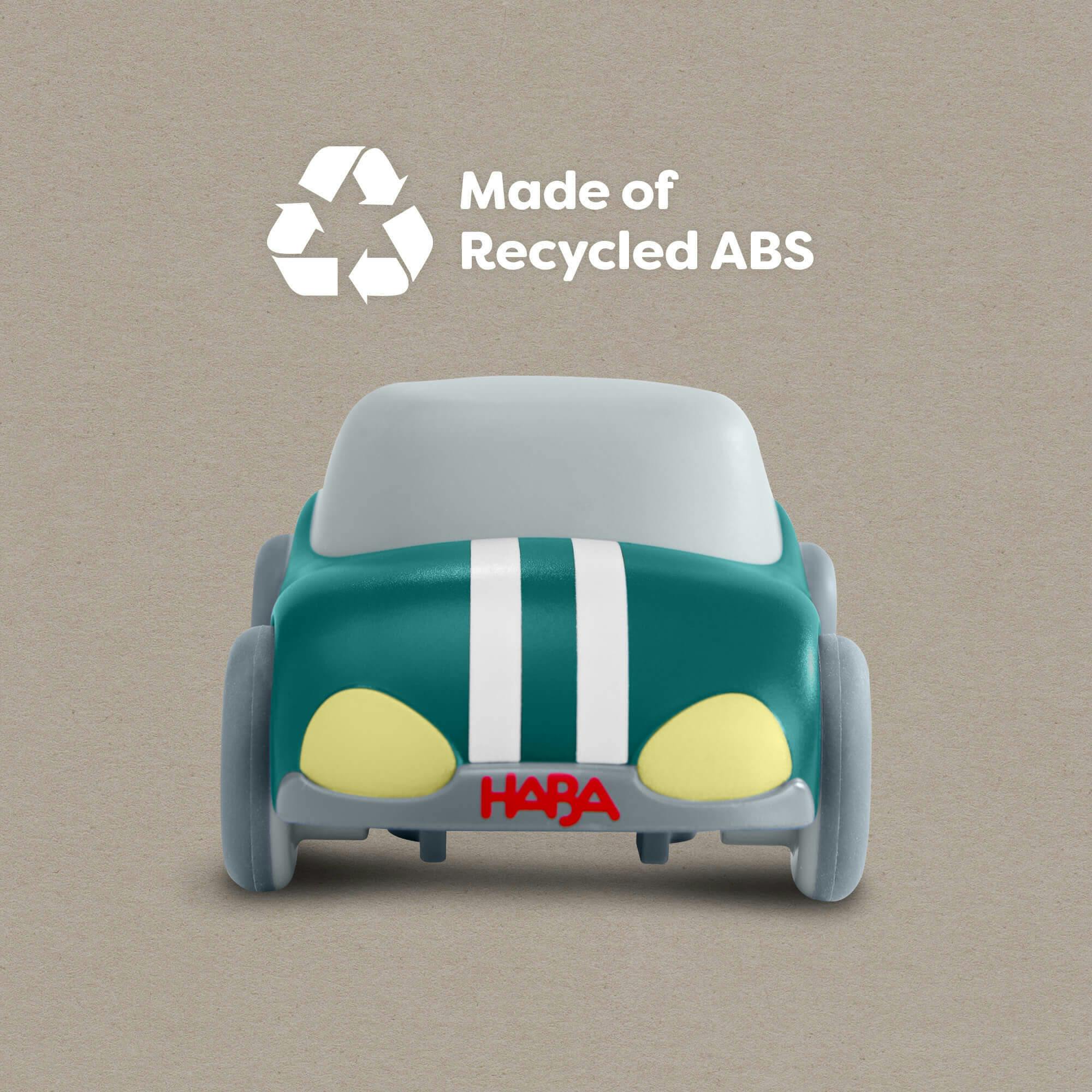 HABA Cars Green Racer & Safety Car