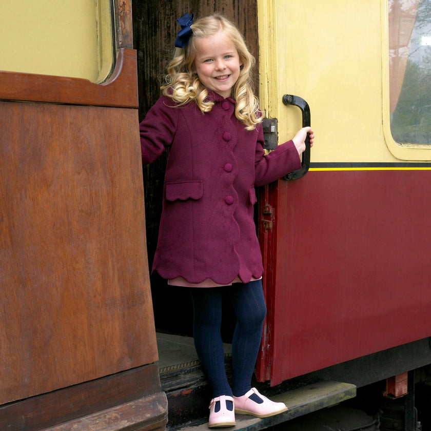 Scalloped Dress Coat