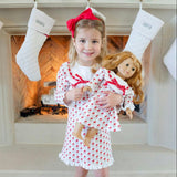Emersyn Girls' Dress - Whimsical Santa