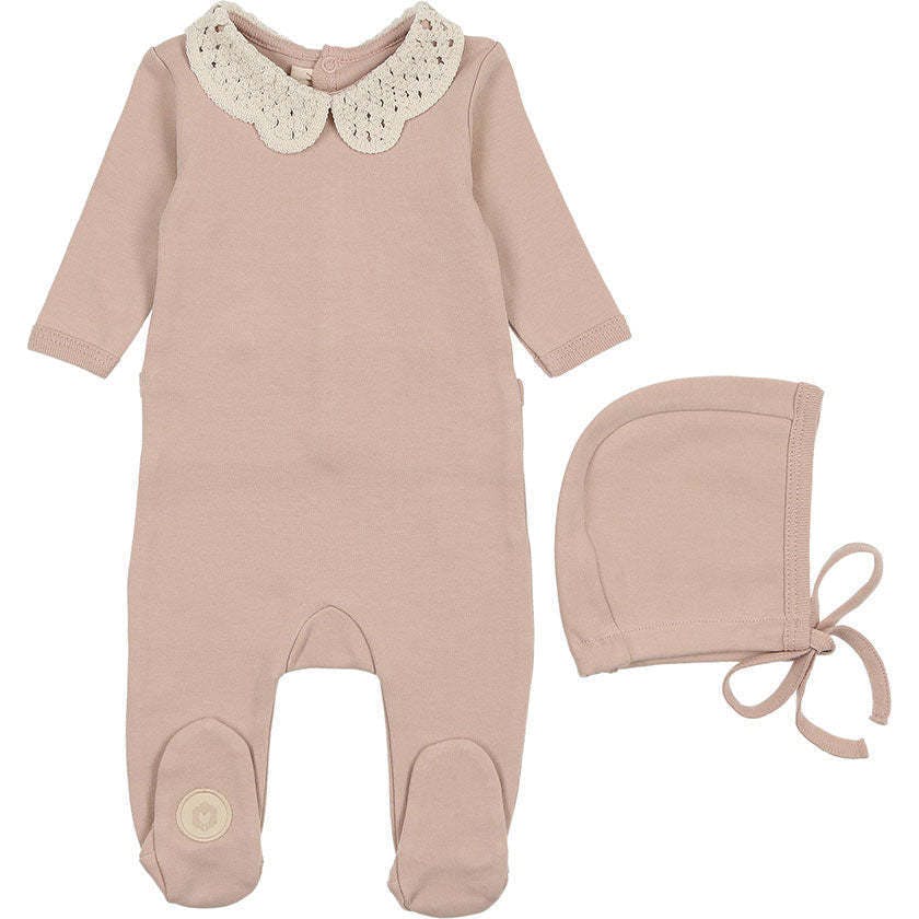 Touch of Crochet Footie & Hat Set