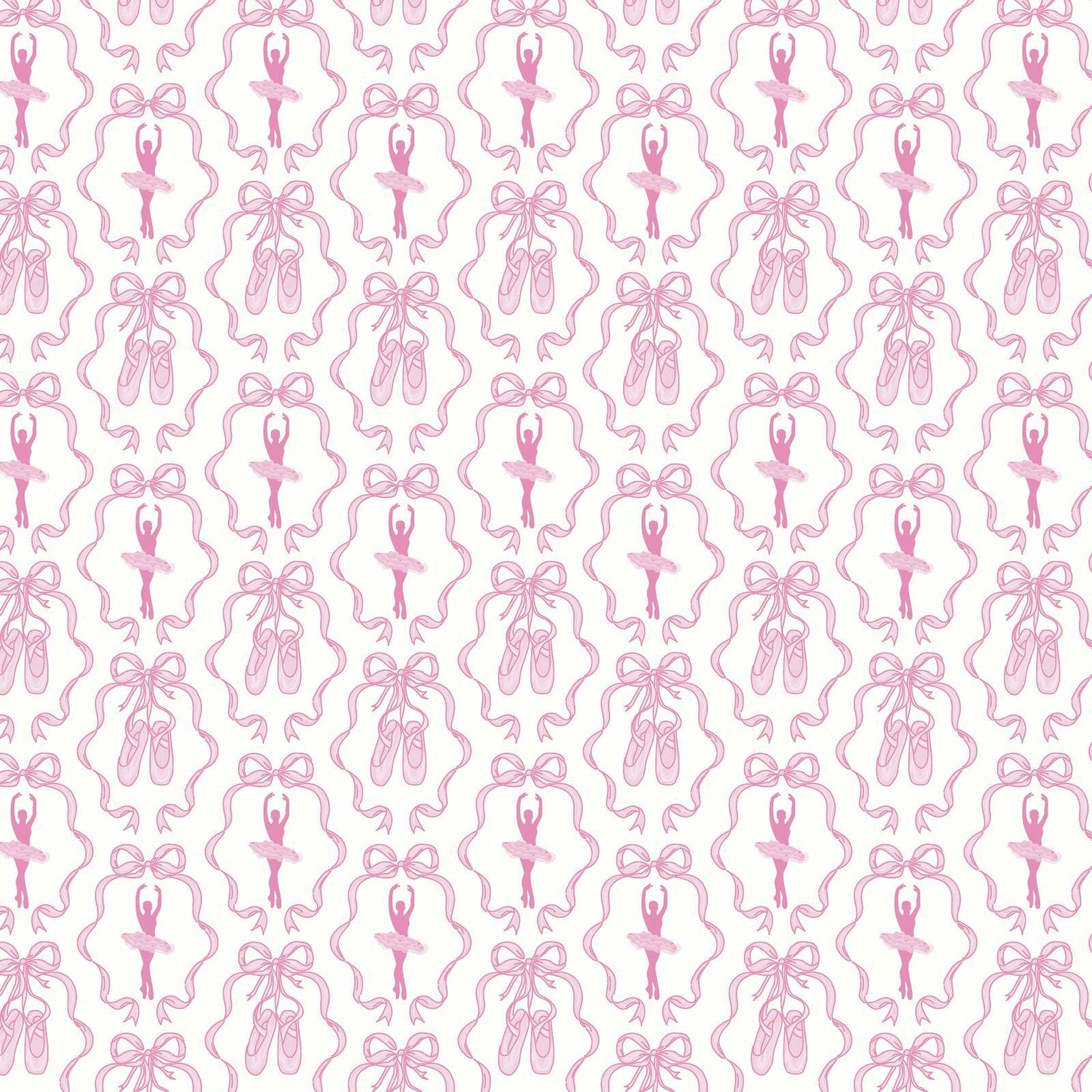 Lauren Girls' Underwear Set - Ballet and Bows/Light Pink
