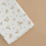 Parker Butterfly Cotton Quilted Change Pad Cover