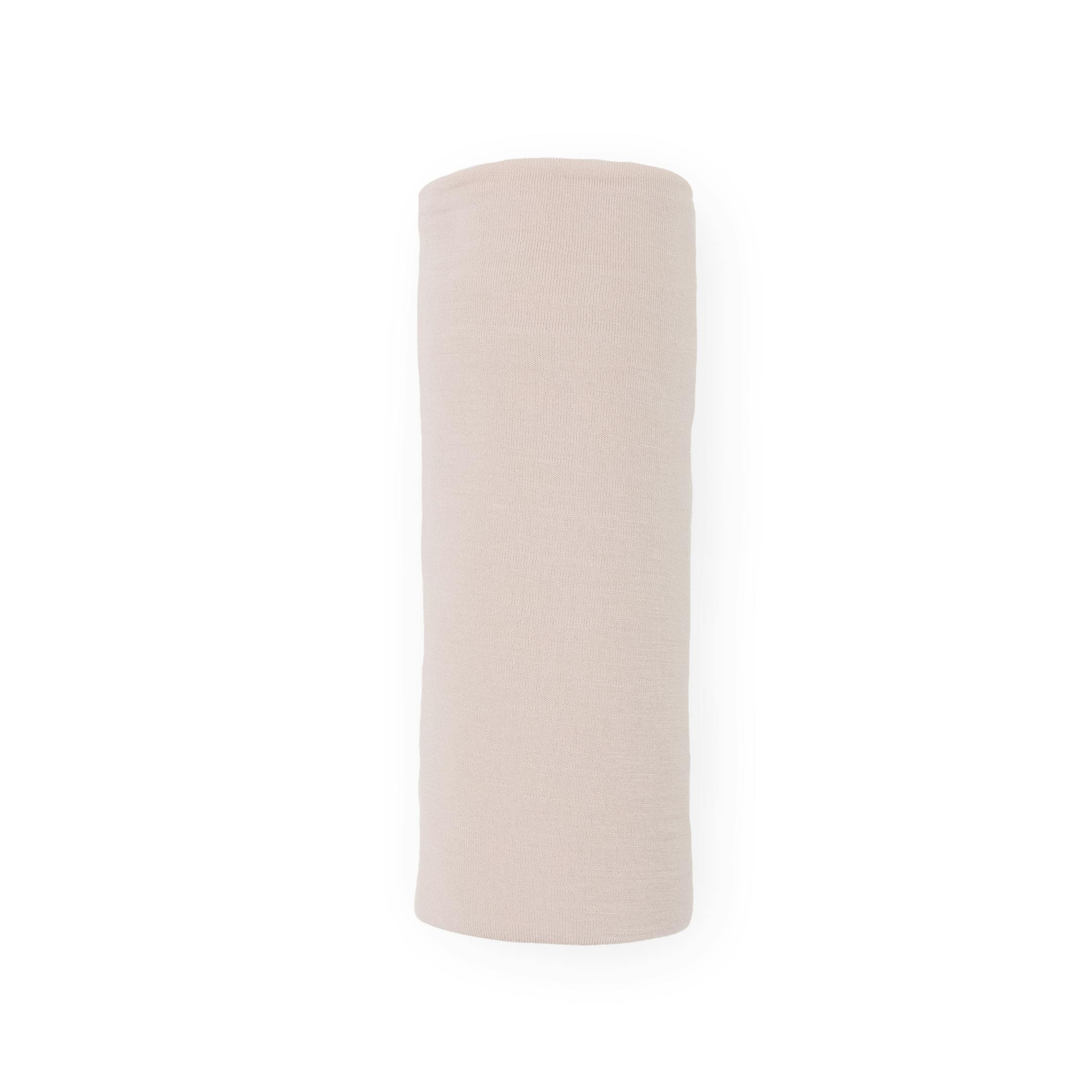 Stretch Knit Swaddle Blanket - Soft Blush