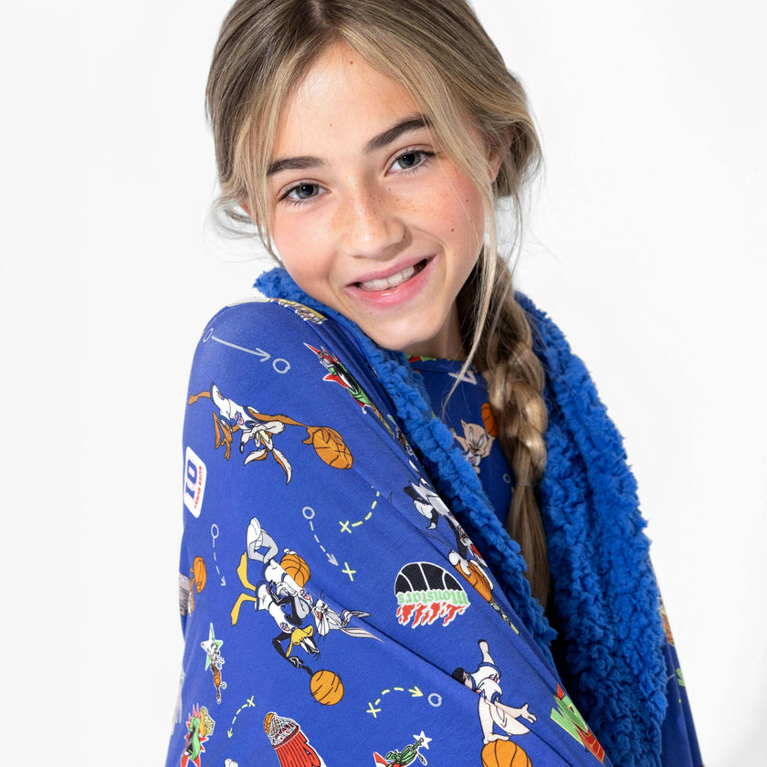 Space Jam Bamboo Sherpa Blanket