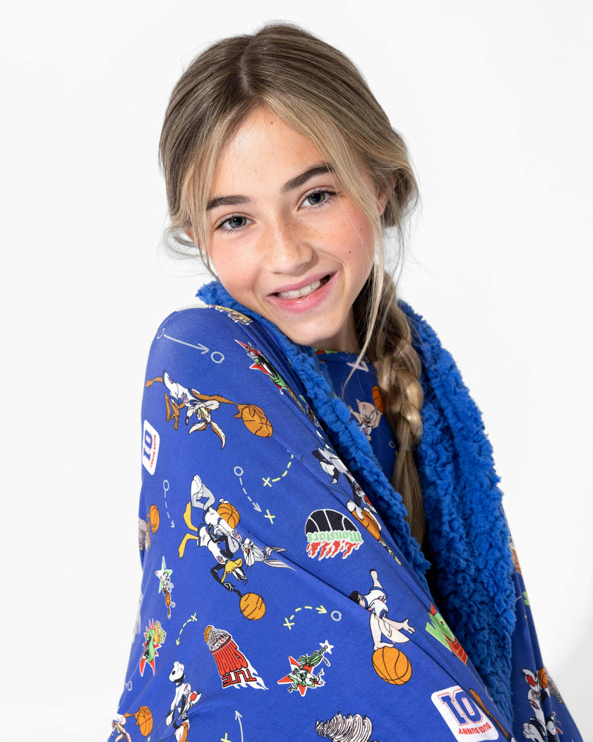 Space Jam Bamboo Sherpa Blanket