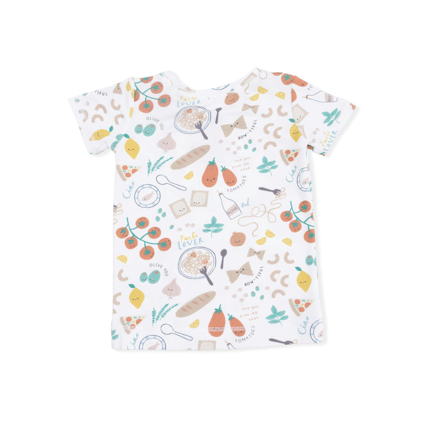Pasta Lovers - Short Sleeve Loungewear Set