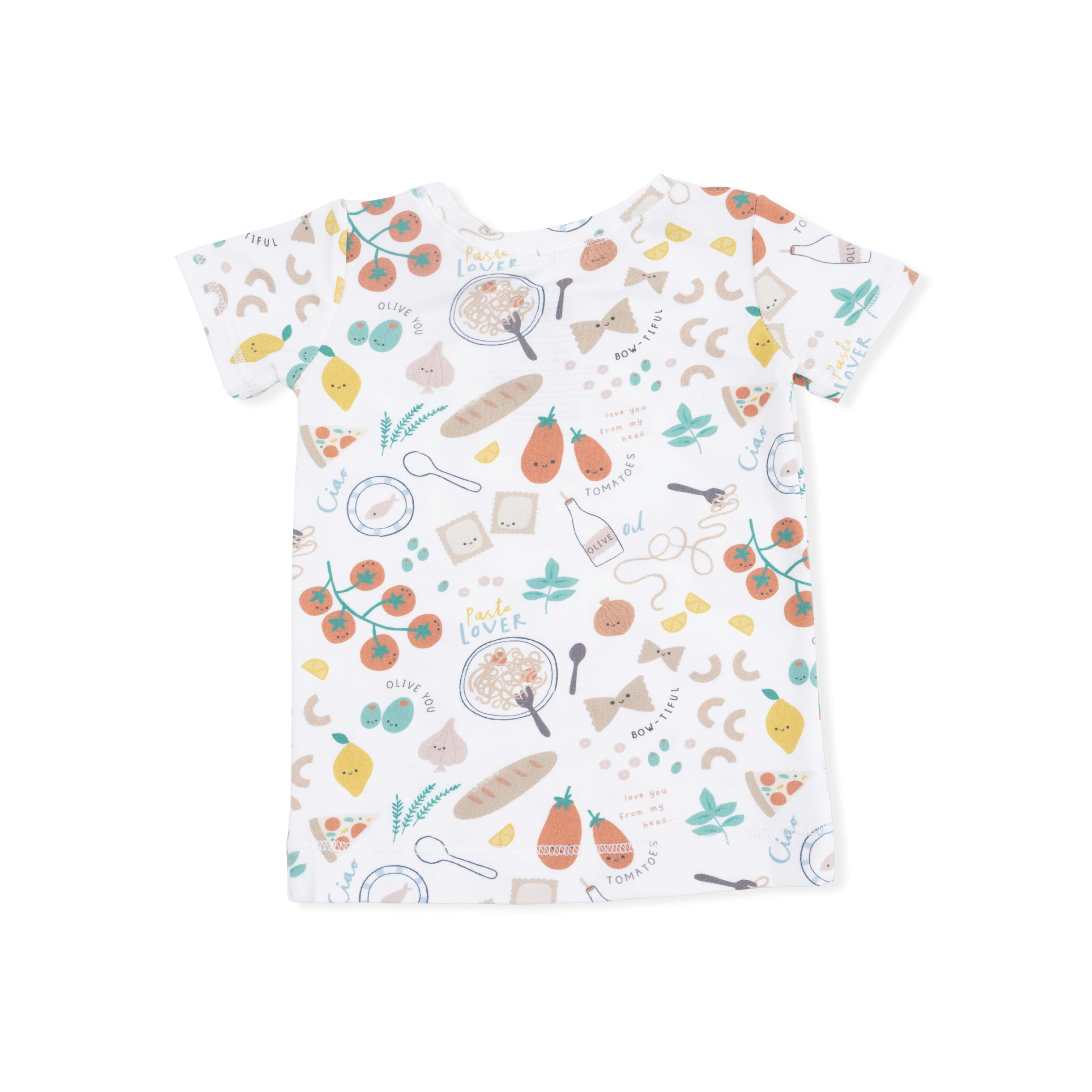 Pasta Lovers - Short Sleeve Loungewear Set
