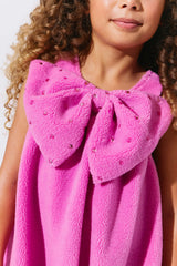 Big Bow Teddy Fleece Dress