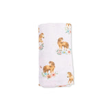 Pink Ponies - Swaddle Blanket