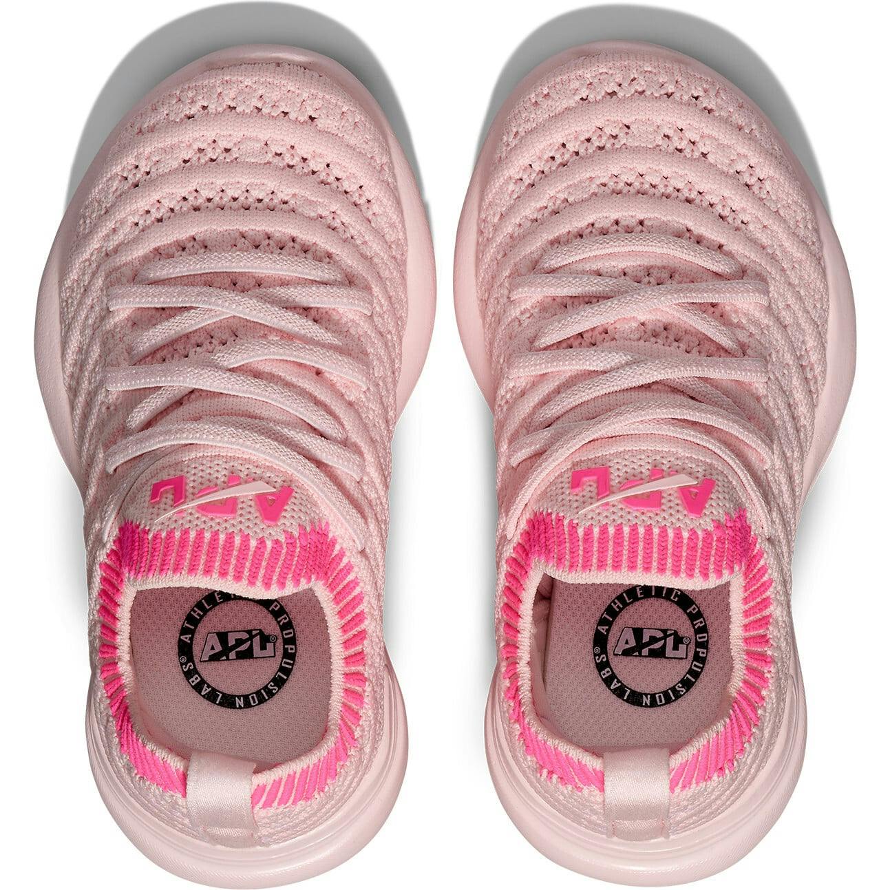 Kid's TechLoom Wave Bleached Pink / Fusion Pink / Ribbed, Pink