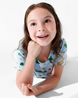 Minecraft: Chicken Jockey Bamboo Kids Pajama Short Set