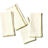 Color Block Ecru Napkin