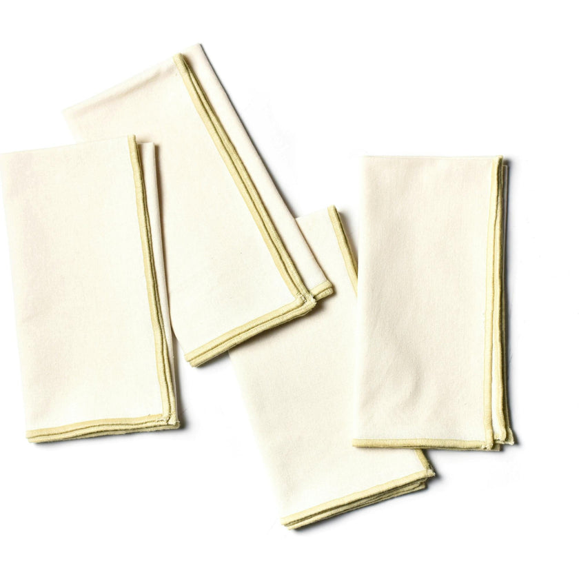 Color Block Ecru Napkin