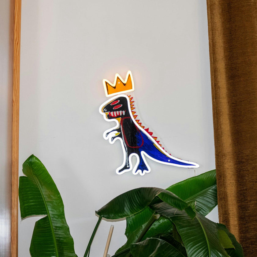 PEZ Dispenser YP x Jean Michel Basquiat LED neon sign