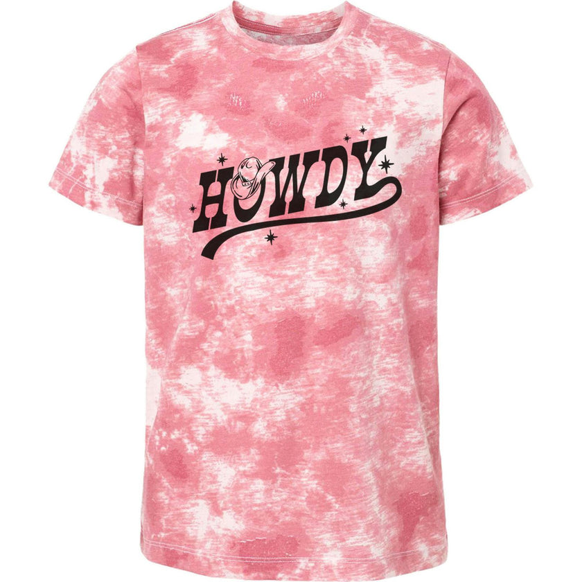Howdy Western Tie dye T-shirt, Boys