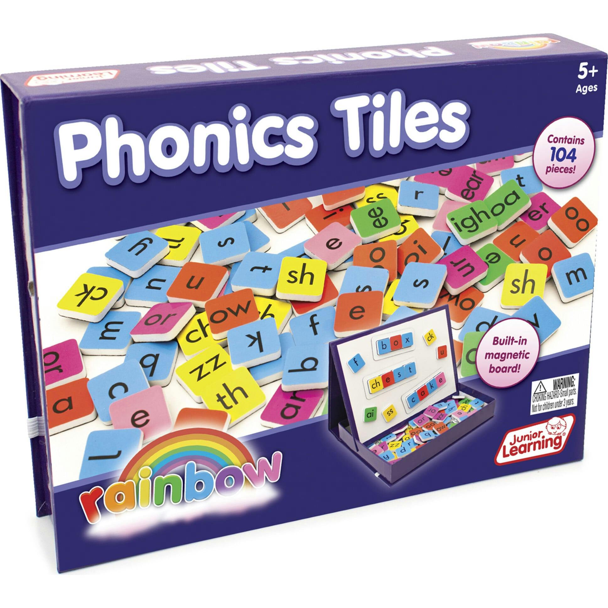 Rainbow Phonics Tiles Set