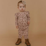 Organic Ruffle Full Sleeve Romper