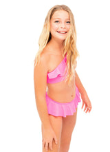 One Shoulder Ruffle Bikini